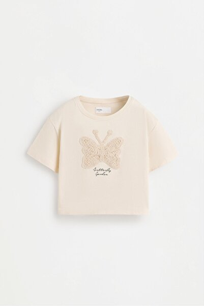 LEFTIES Kroşe aplikeli t-shirt