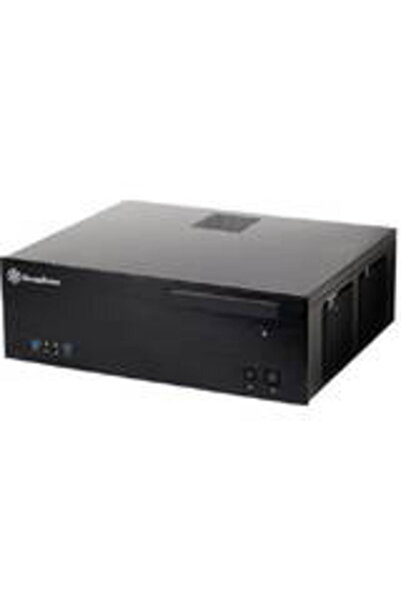 SilverStone Корпус за компютър SST-GD04B USB 3.0 Grandia HTPC Micro ATX, черен