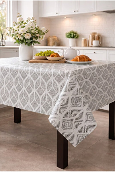 Ozsport Hygienic Oilcloth Tablecloth – Waterproof, Stain-Resistant, Easy to C...