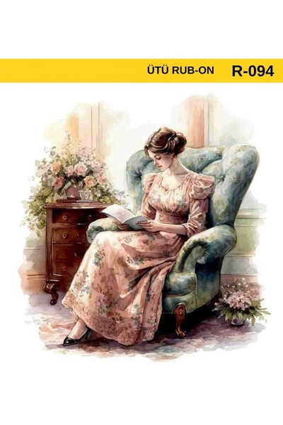 Lora Dekopaj Ütü ile Rub On Transfer Kağıdı R-094 30x30 cm