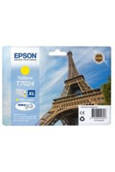 EPSON Κασέτα Τόνερ ΚΙΤΡΙΝΟ C13T70244010 2K 21ML ΓΝΗΣΙΟ WORKFORCE PRO 4000