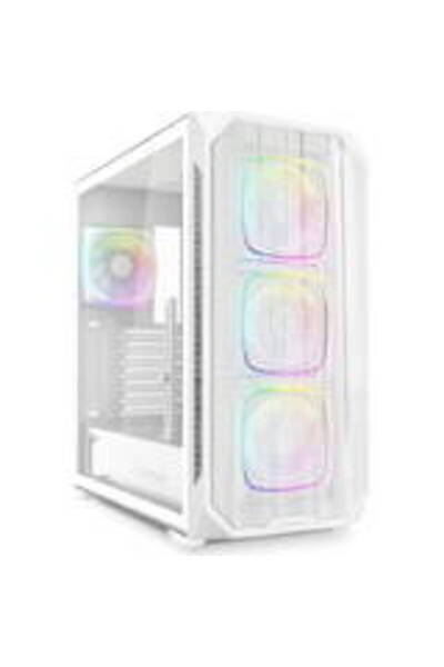 SHARKOON Компютърна кутия AK5M RGB, тип  "тауър " (бяла, закалено стъкло)