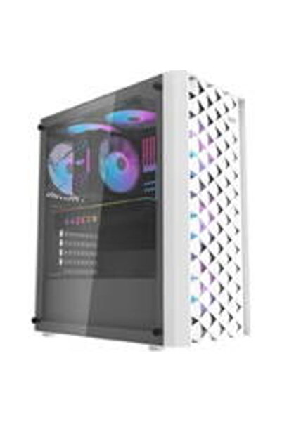Dark Flash PC Case Darkflash DK351+ 4 Fans White