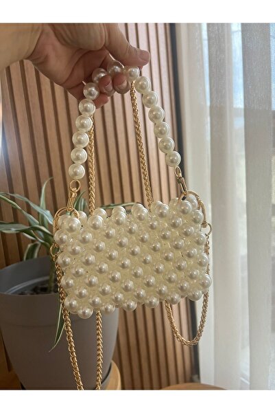 eyba atelier el yapımı inci çanta