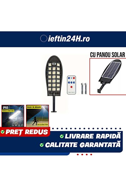 OEM Ηλιακό φωτιστικό δρόμου 3300W Ovala - Μεταλλική βάση