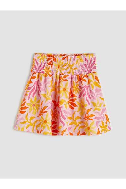 LC Waikiki LCW Детска пола за момичета с флорални мотиви