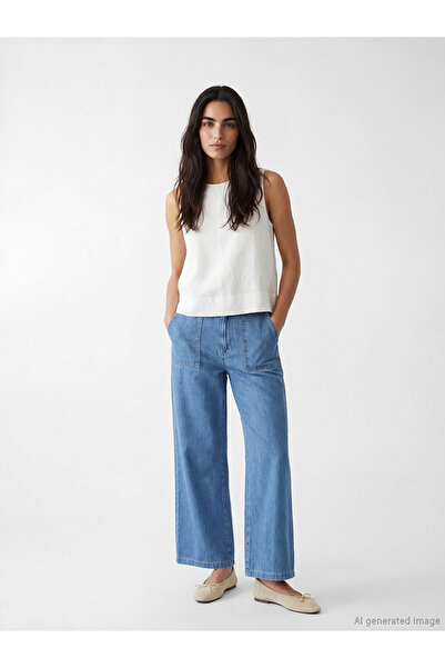 LC Waikiki Indigo Wideleg Women's Jeans