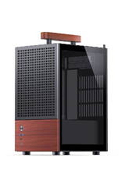 jonsbo Θήκη PC T6 PC Holz Μαύρο