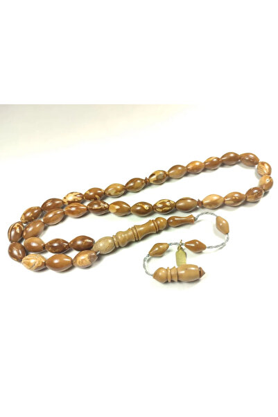 İskeçe Tesbih M.Uysal Usta İşi İmzalı Damalı Model Natural Kuka Certified