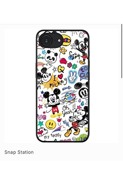 SNAPSTATIONRO Husa προστασία, MagSafe, iPhone 16E - Μίκυ