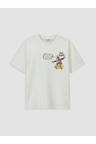 LC Waikiki تي شيرت للأولاد مطبوع عليه قرد نوستالجي من LCW Kids
