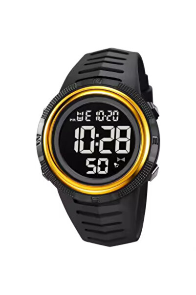 Skmei Men's Wristwatch Sport Casual Fashion Digital Alarm Black Gold