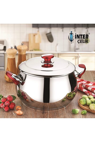 İNTER CELİK Gülistan Tekli Tencere
