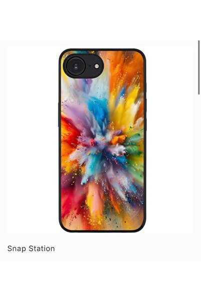 SNAPSTATIONRO Θήκη προστασίας, MagSafe, iPhone 16E - Χρώματα Ουράνιου Τόξου