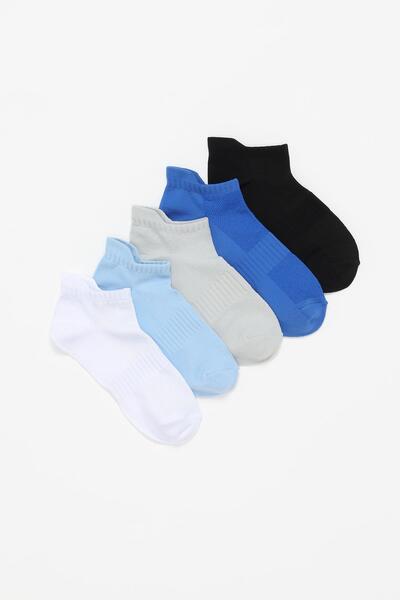 LEFTIES Bilekte spor çorap (5'li Pack)