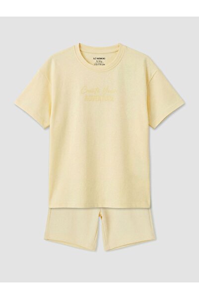 LC Waikiki Lcw Kids Printed Boys' Shorts Set