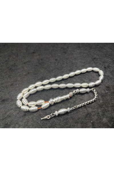 İskeçe Tesbih Χειροποίητο Γερμανικό Ασημένιο Ροζάριο Εξαιρετικής Κατασκευής