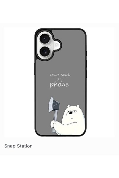 SNAPSTATIONRO Husa de protectie, MagSafe, iPhone 17 - DONT_TOUCH_MY_PHONE_HAMMER