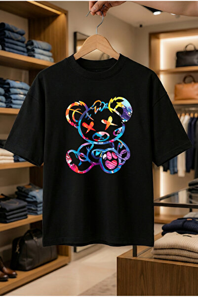 CC STORE Καλοκαιρινό κοντομάνικο μπλουζάκι από βαμβάκι που δεν ιδρώνει, με στ...