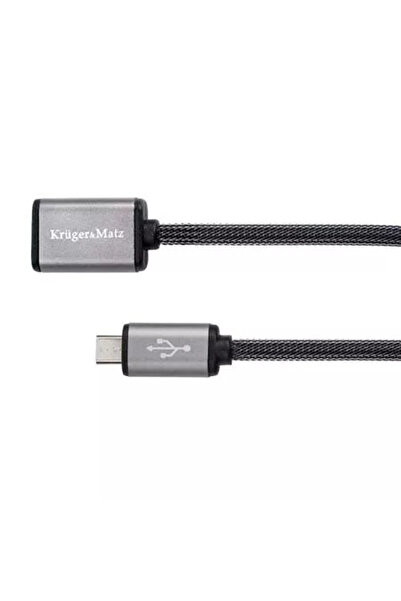 Kruger&Matz Καλώδιο επέκτασης USB σε micro USB 1μ Επαγγελματικό