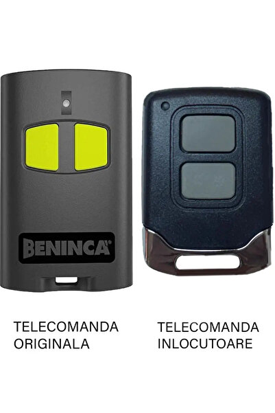 vidsel Τηλεχειριστήριο γκαραζόπορτας 2 κουμπιών, κυλιόμενος κωδικός συχνότητα...