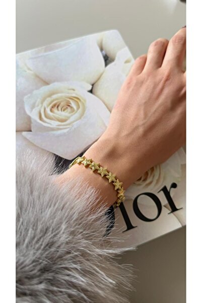 MonCheriAccessoire Gold Yıldız Bileklik