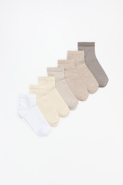 LEFTIES Kısa çorap (7'li Pack)