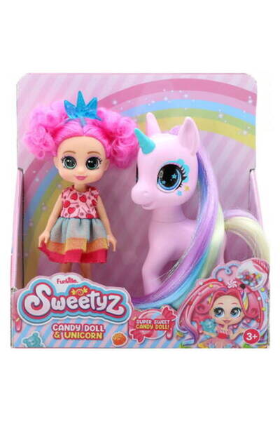 SWEETYZ Σετ παιχνιδιού - Καραμέλες &amp;   μονόκερος, 12 εκ.