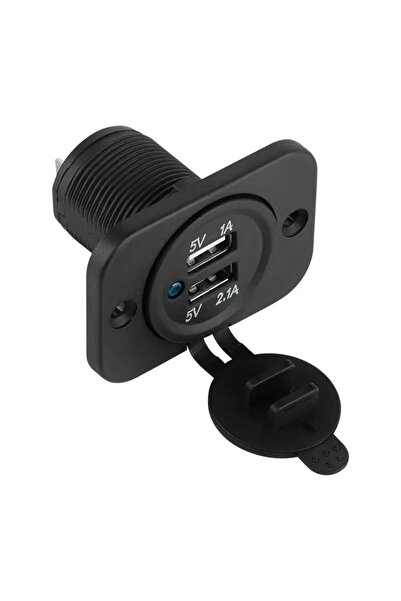 Peiying Υποδοχή αναπτήρα αυτοκινήτου με 2 θύρες φόρτισης USB 3.1A PY-CHR0001