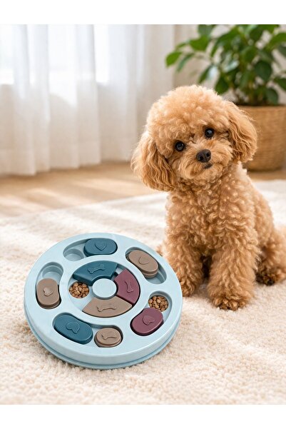 HAYHAYPETSHOP Köpek Zeka Oyuncağı Mama Bulmaca Kaydırmalı Ödül Oyunu Anti Str...