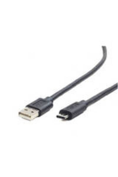 Gembird Кабел за данни USB-A/USB-C, 1м USB 2.0, черен