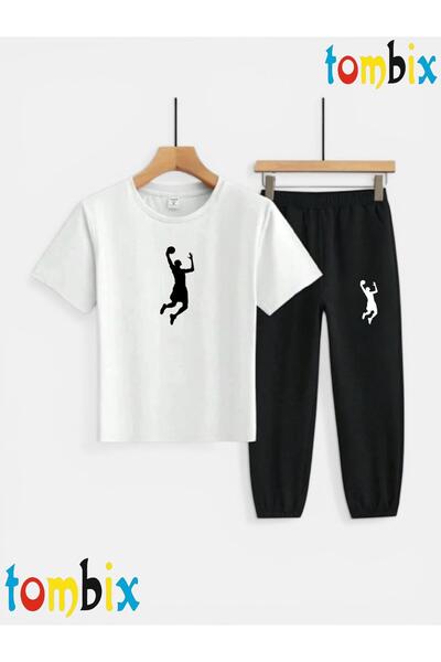 tombix NOU SET PENTRU COPII: TRICOU CU IMPRIMEU SIMAÇ, PANTALONI DE TRENING (...