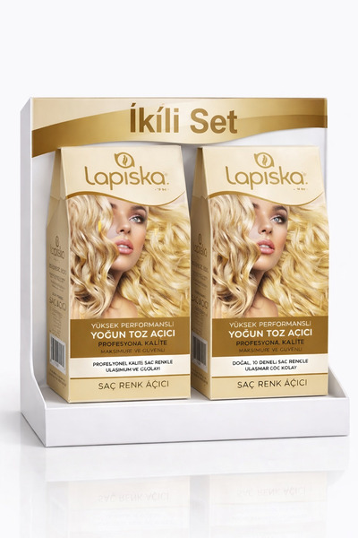 Lapiska Professional Yoğun Toz Saç Açıcı İkili Set Profesyonel Blondie Etkili...