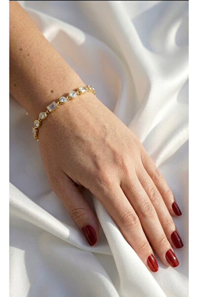 İris Jewelrys Avelna Gold Çelik Bileklik