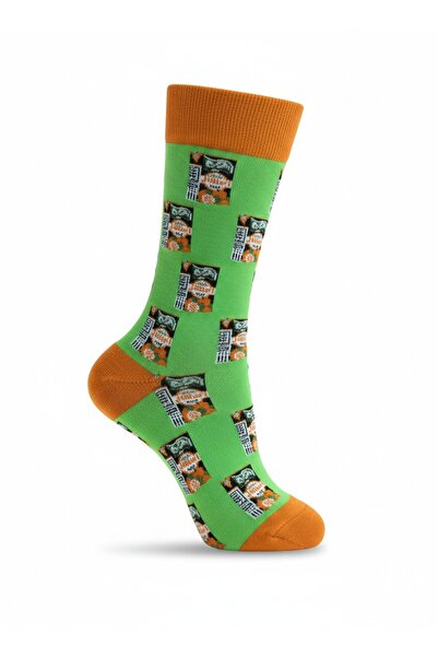 Dark Velvet Green Package Patterned Unisex Socks