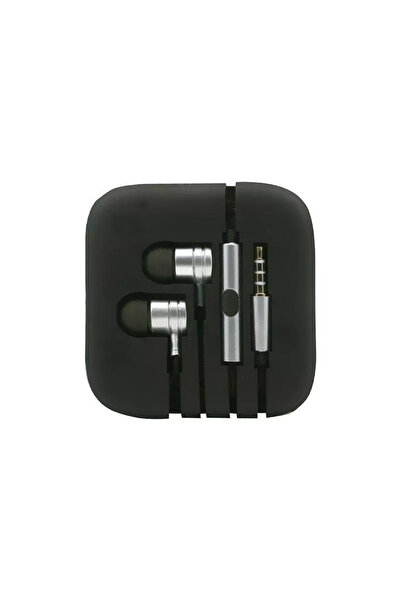 vidsel Κιτ Handsfree Μεταλλικό Jack 3.5 Ασημί