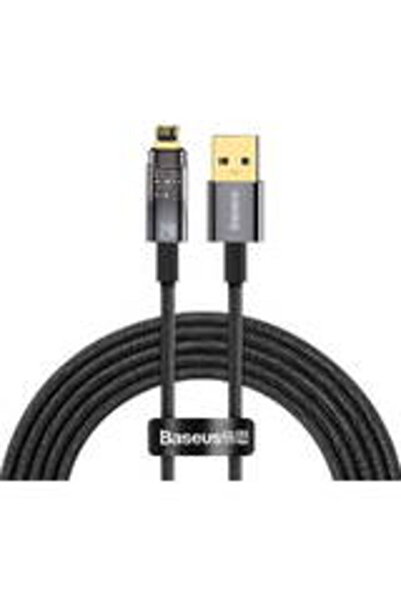 Baseus Καλώδιο Δεδομένων Explorer USB σε Lightning, 2.4A, 2μ, Μαύρο