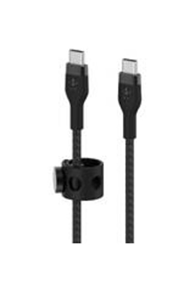 Belkin Καλώδιο Date Flex USB-C/USB-C έως 60W 2μ, μαύρο CAB011bt2MBK