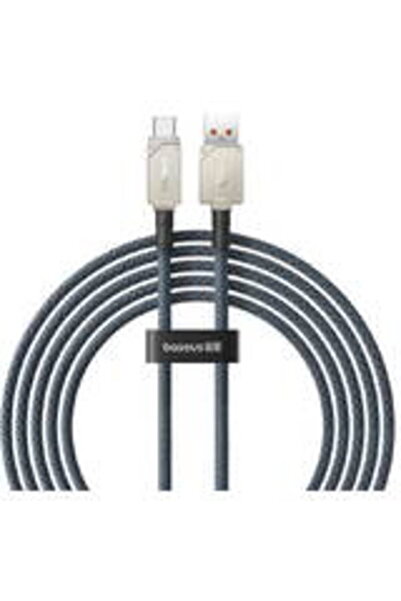 Baseus Άθραυστο καλώδιο USB A σε USB C 2 μ. 100 W Λευκό