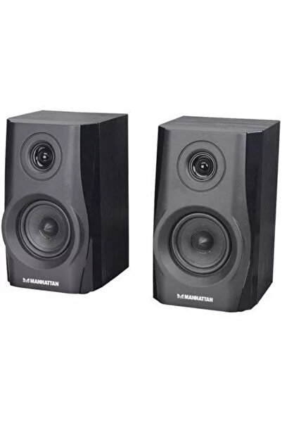 MANHATTAN Ηχεία πολυμέσων 2.0 μαύρα 161688