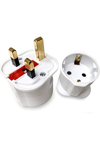 vidsel Αντάπτορας πρίζας από την Ευρώπη στο Ηνωμένο Βασίλειο με ασφάλεια 13Α ...