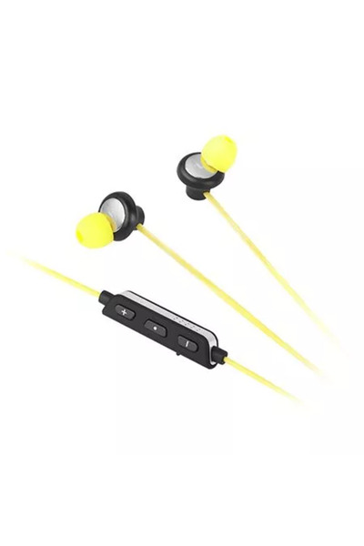 Kruger&Matz Κίτρινα στερεοφωνικά ακουστικά Bluetooth