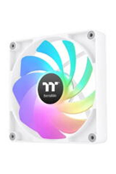 THERMALTAKE Комплект вентилатори за компютър, 2 броя, CT120 Reverse ARGB, бял...