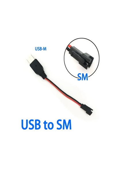 vidsel Καλώδιο USB A αρσενικό σε υποδοχή SM θηλυκή 2 ακίδων 10 εκ. CABLE-USBA...