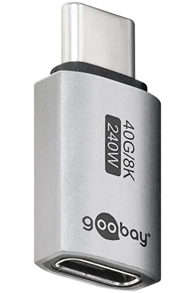 goobay Adaptor USB-C 3.1 mamă - USB-C tată drept Thunderbolt 3/4 74447