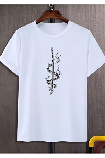 barsdepo Μπλουζάκι με στάμπα σπαθιού, Ποιότητα PREMIUM, Unisex για Παιδιά/Ενή...