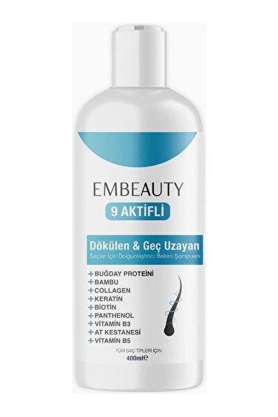 ROSSMANN Embeauty Kolajen Ve Keratin Saç Dökülmesine Karşı Hızlı Sac Uzatan Dolgunlaştırıcı Onarıcı Şampuan