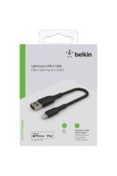 Belkin Καλώδιο Δεδομένων Lightning σε USB-A 15 εκ., PVC, μαύρο, πιστοποιημένο...