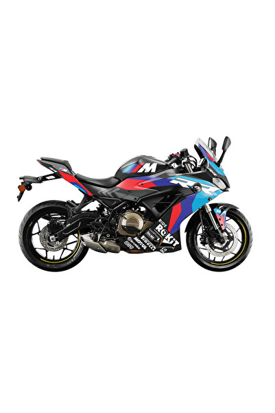 RR Graphic RKS SRK 400 KİT BMW SİYAH KAPLAMA STİCKER KİT