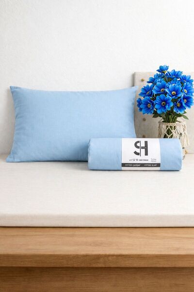 Sheri Home Lastikli Çarşaf Seti– Kaymaz Tam Geçmeli Fitted Sheet –Premium Pam...